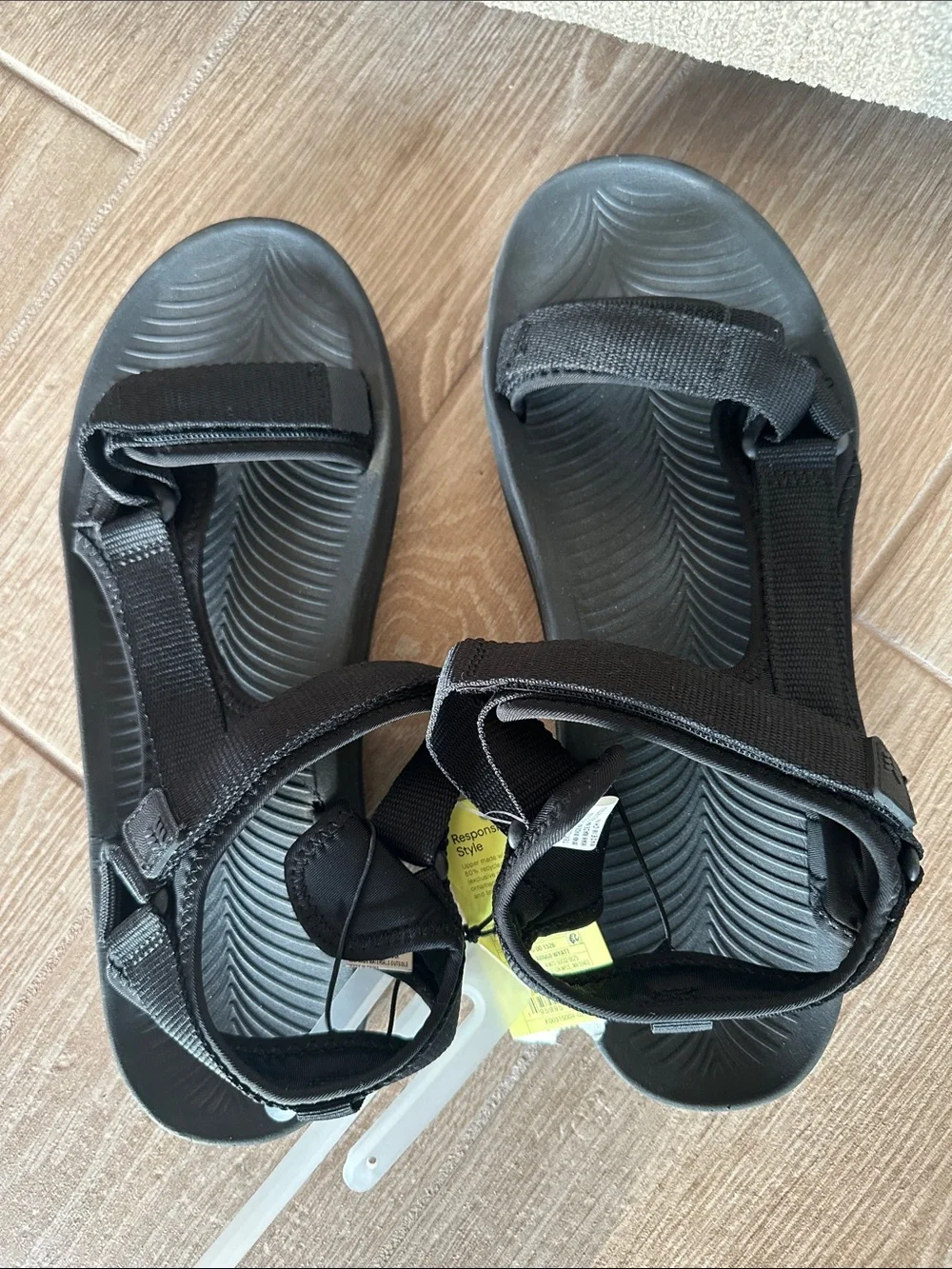 Target Black Adjustable Outdoor Sport Sandals NWT